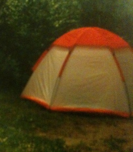 the tent