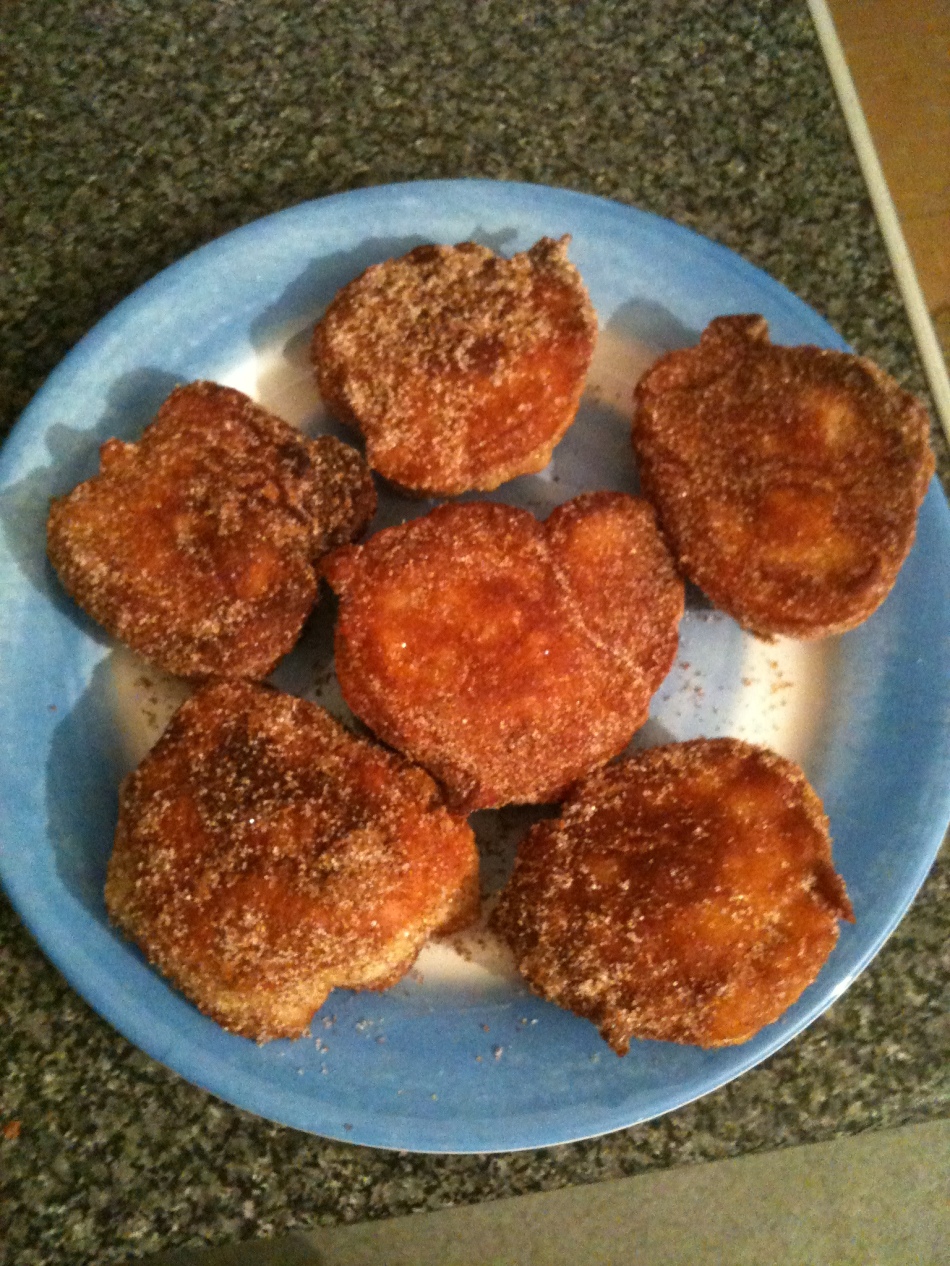 Apple Fritters made at 5 a.m. 